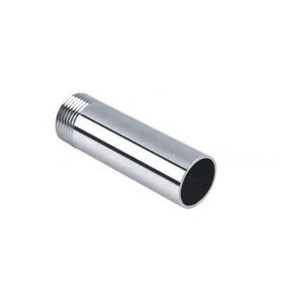 50mm Long SS304 NPT Single Nipple for 201 304 316 Silver Casting Stainless Steel