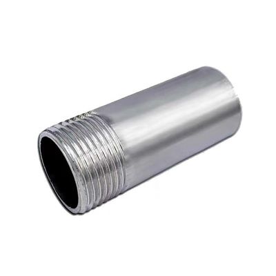 50mm Long SS304 NPT Single Nipple for 201 304 316 Silver Casting Stainless Steel