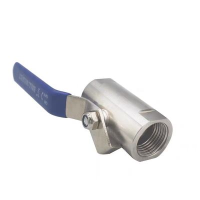 High Temperature Stainless Steel 201 NPT BSP Threaded Wide Ball Valve for Internal Screw