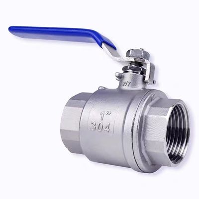 Threaded Connection Silver Stainless Steel 201 304 316 Female Ball Valve NPT BSP BSPT