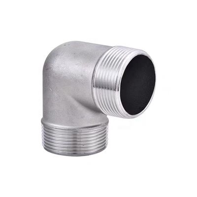 WZ SS 201 304 316 NPT/BSPT/BSPP 90 Degree Elbow Tube Fitting with Male/Female Thread