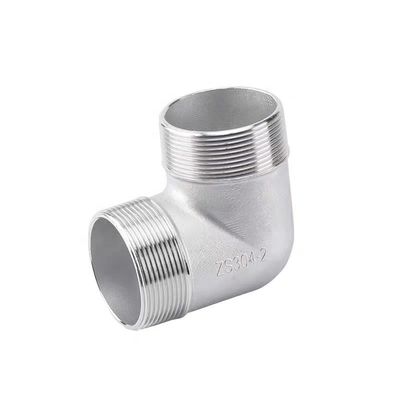 WZ SS 201 304 316 NPT/BSPT/BSPP 90 Degree Elbow Tube Fitting with Male/Female Thread