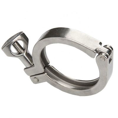 CE Certified Sanitary Stainless Steel Pipe Clamps with Max Pressure of 10bar 145PSI