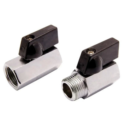 Mini Brass Ball Valve BSP Male To Female Small Shutoff Valve 1/8" for general purpose