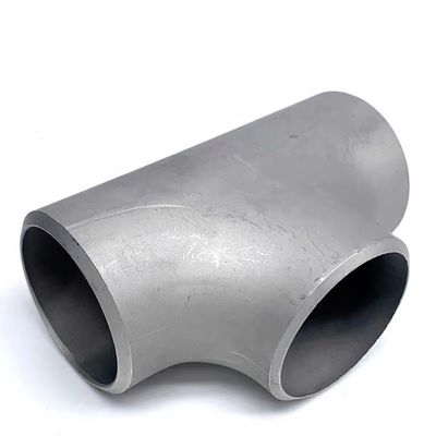 1"-4" DN25-DN100 Forged Stainless Steel 304 316 Round Tee Welding SCH40S ASTM B423 825 ASTM B16.9