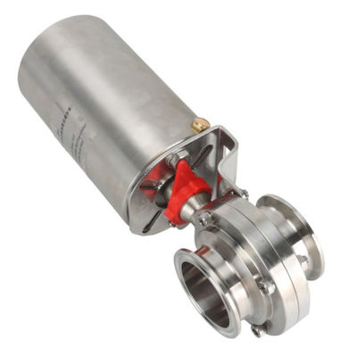 Food Industry Butterfly Valve with Stainless Steel Structure and ISO9001 Certification