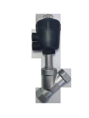 Stainless Steel 304 Y Type Angle Seat Pneumatic Valve for Sanitary Air Control System