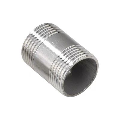 WZ 1/8"-4" Stainless Steel 201 301 316 NPT BSP Threaded Pipe Fitting NIPPLE Connector