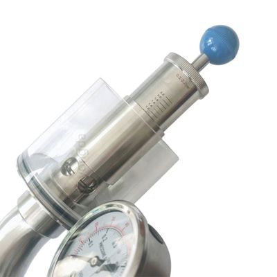 SS 304 316L Pressure Safety Control Relief Release Valve with Clamp End Connection