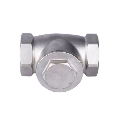 WZ SS 304 316 CF8 CF8M Cylindrical Non-Return Swing Check Valve 200WOG 1/2"-4" Equal