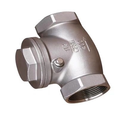 WZ SS 304 316 CF8 CF8M Cylindrical Non-Return Swing Check Valve 200WOG 1/2"-4" Equal