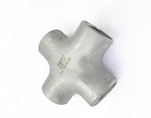 Stainless Steel SCH40S Butt Weld Pipe Fitting 4 Way Cross Connector 1"-4" DN25-DN100