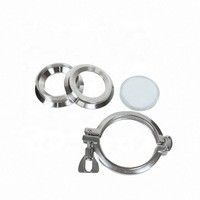 ISO 9001 Certified Sanitary 304 316L Stainless Steel Clamp Connection End Sight Glass