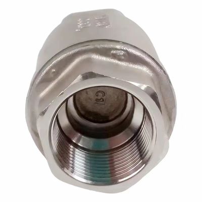 1/4''-4.0'' Female Threaded Vertical Check Valve H12 with Stainless Steel 201 Material