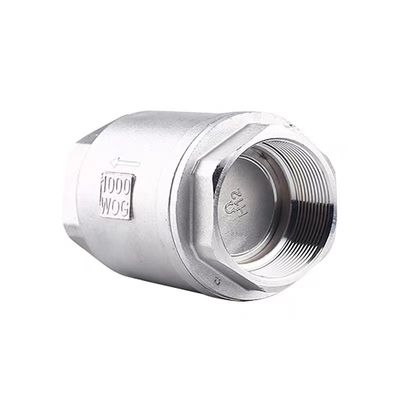1/4''-4.0'' Female Threaded Vertical Check Valve H12 with Stainless Steel 201 Material