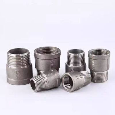 Stainless Steel 201/304 Socket Male and Female Thread Pipe Fitting with Straight Design