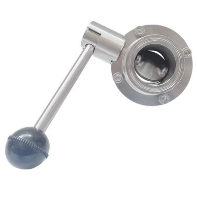 Sanitary SS304/316L Electric Wafer Type Butterfly Valve for Normal Temperature Media