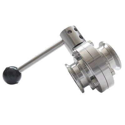 Sanitary SS304/316L Electric Wafer Type Butterfly Valve for Normal Temperature Media