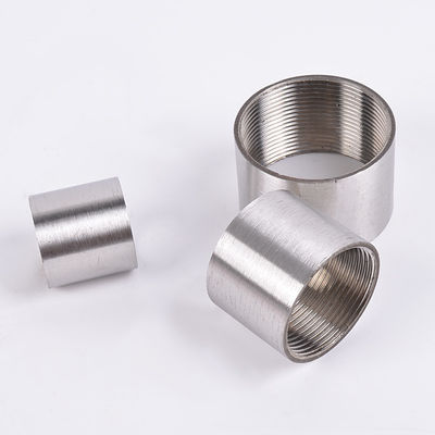 Sanitary Stainless Steel 201 304 Pipe Coupling for Water Media Female Threaded Nipple