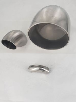 Casting Sanitary Stainless Steel 304 316L Tri-Clamp Quick Install and Weld Elbow 90 Degree Pipe Fitting