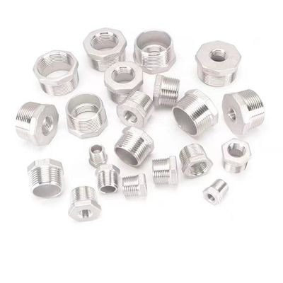 Male To Female Reducer NPT Stainless Steel 201 304 316 Pipe Fittings with OEM Support