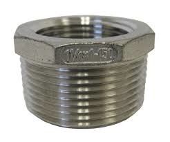 Male To Female Reducer NPT Stainless Steel 201 304 316 Pipe Fittings with OEM Support