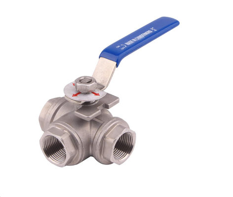 Customized Support OEM Sanitary Stainless Steel 304/316L Tri Clamp 3PC Ball Valve with Pneumatic Actuator