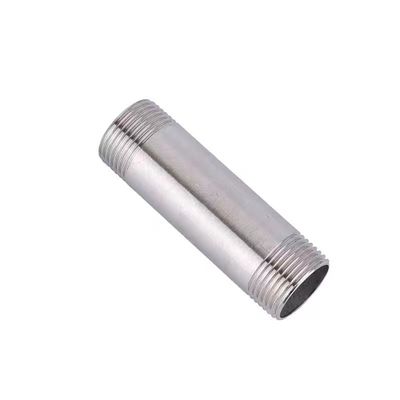 DN6*50-300mm Stainless Steel 201 304 Threaded Long Barrel Nipple for BSP Pipe Fittings