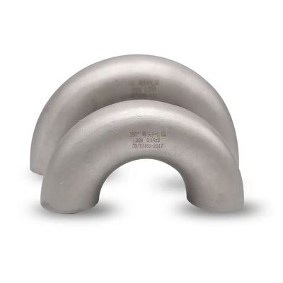 Welded 180 Degree Elbow in 304 316 316L Stainless Steel for Equal Pipe Sizes 1/4''-4.0