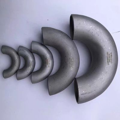 Welded 180 Degree Elbow in 304 316 316L Stainless Steel for Equal Pipe Sizes 1/4''-4.0