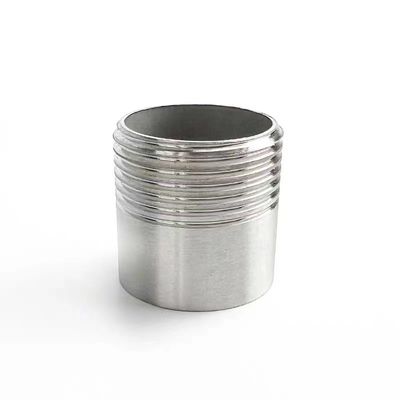 Stainless Steel NPT DIN BSP Male Threaded Nipples 1/8"-4" for Equal Pipe Fittings