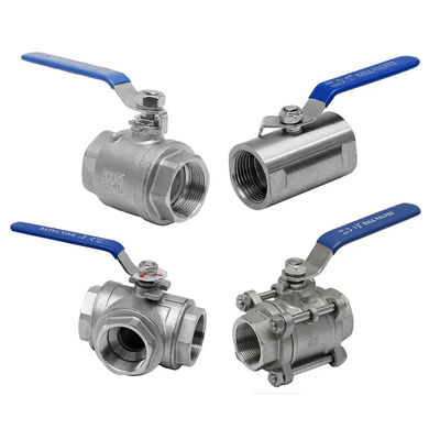 Hexagon Head Code Stainless Steel Wide Ball Valve for Internal Thread Pipe Connections