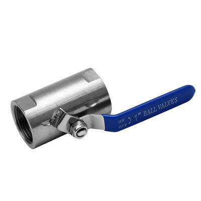 Hexagon Head Code Stainless Steel Wide Ball Valve for Internal Thread Pipe Connections