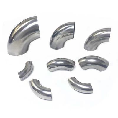 Sanitary Stainless Steel 304 316 90 Degree Welded Elbow Pipe Joint with ANSI Standard