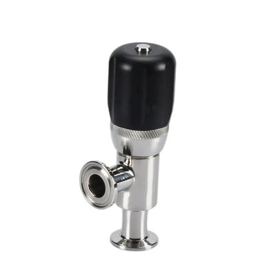 General Sanitary Clamp Relief Valve with Cylindrical Head Code in SS304 316 316L