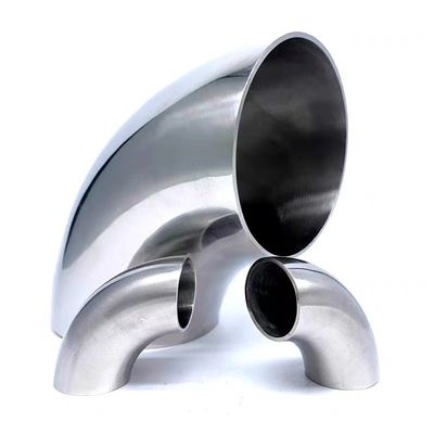 Sanitary Stainless Steel 304 316 90 Degree Welded Elbow Pipe Joint with ANSI Standard