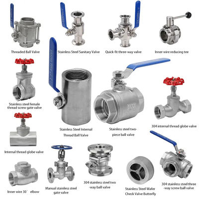 Hexagon Head Code Stainless Steel Wide Ball Valve for Internal Thread Pipe Connections