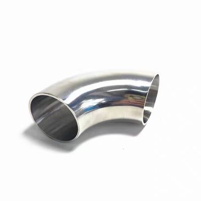 Sanitary Stainless Steel 304 316 90 Degree Welded Elbow Pipe Joint with ANSI Standard