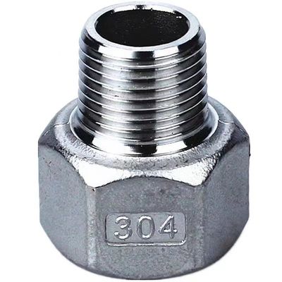 General WZ Stainless Steel Male To Female Adapter 3/4'' BSP Female x 1/2'' BSP Male