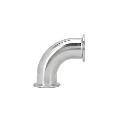 WZ Sanitary Stainless Steel 304 316 90 Degree Pipe Elbow with Cylindrical Head Code