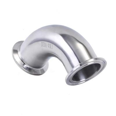 WZ Sanitary Stainless Steel 304 316 90 Degree Pipe Elbow with Cylindrical Head Code