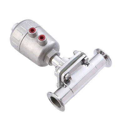 Casting WZ Food Grade Aseptic Pneumatic Actuated Tank Bottom 2'' Sanitary Tri-clamp Diaphragm Valve 1/8''-4