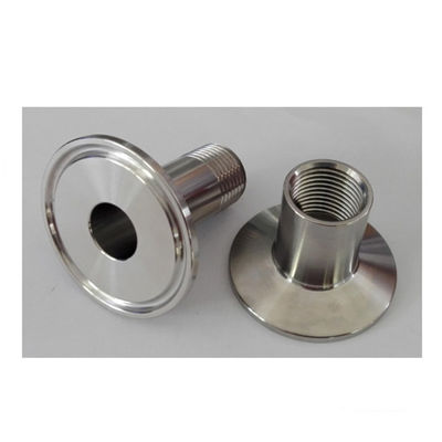 Mirror Polished 304 316L Stainless Steel Sanitary Tri Clamp Female Thread Pipe Fitting Adapter