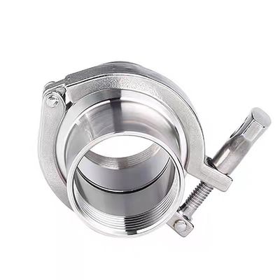 Cylindrical Head Code WZ SS 304 316 Tri Clamp Quick Connect Sanitary Pipe Clamp Set