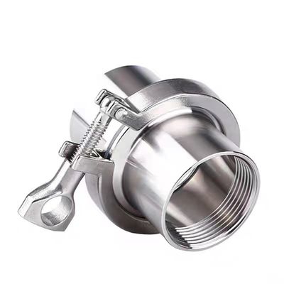 Cylindrical Head Code WZ SS 304 316 Tri Clamp Quick Connect Sanitary Pipe Clamp Set