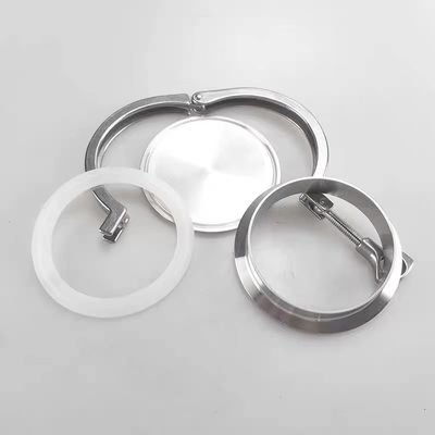 Stainless Steel 316 304 Tri Clamp 3A Blind Ferrule End Cap Set for Sanitary Equipment