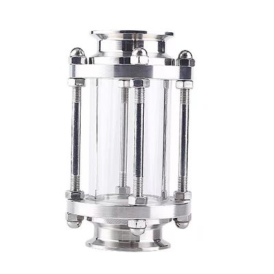 Sanitary Stainless Steel 316/304 Pipe Fittings Tri Clamp Straight Tubular Sight Glass