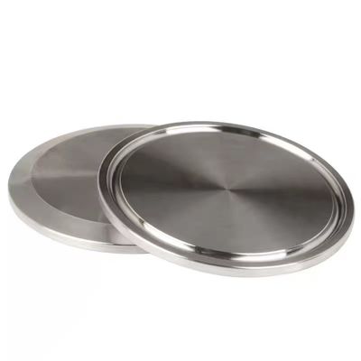WZ 304 316L Stainless Steel Sanitary Tri Clamp Tube Lid End cap Blind Plate Clamp Solid Blind Ferrule