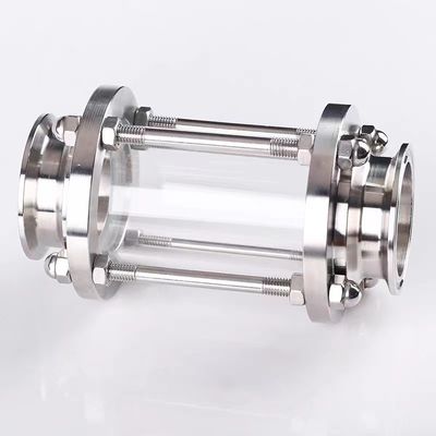 Sanitary Stainless Steel 316/304 Pipe Fittings Tri Clamp Straight Tubular Sight Glass