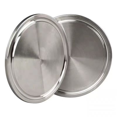 WZ 304 316L Stainless Steel Sanitary Tri Clamp Tube Lid End cap Blind Plate Clamp Solid Blind Ferrule